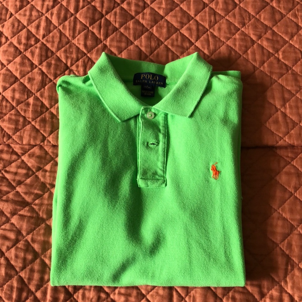 POLO RALPH LAUREN polo in acid green
